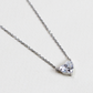 1ct Heart cut lab-grown Solitaire necklace