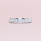 1.05cts 7 stone Princess cut ring