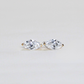 2cts Marquise Solitaire Lab-grown earrings