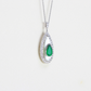 Mother of Pearl elongated necklace