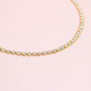 10.90cts Bezel-set Tennis necklace