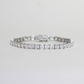 20cts Asscher cut Lab-grown tennis bracelet