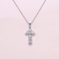 .99cts Cross diamond necklace