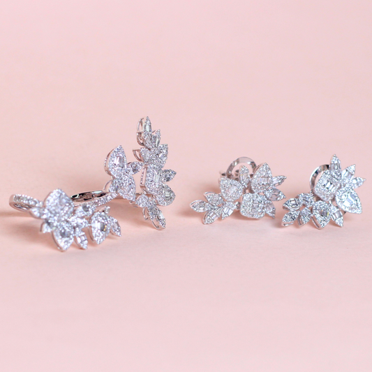 1.83cts Crawler Illusion set with 2-in-1 rings