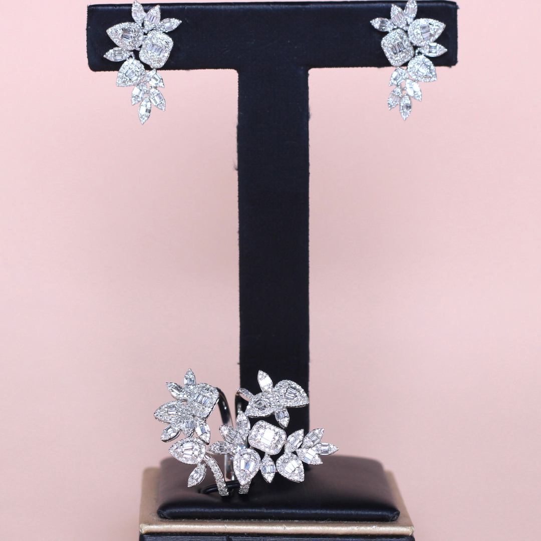 1.83cts Crawler Illusion set with 2-in-1 rings