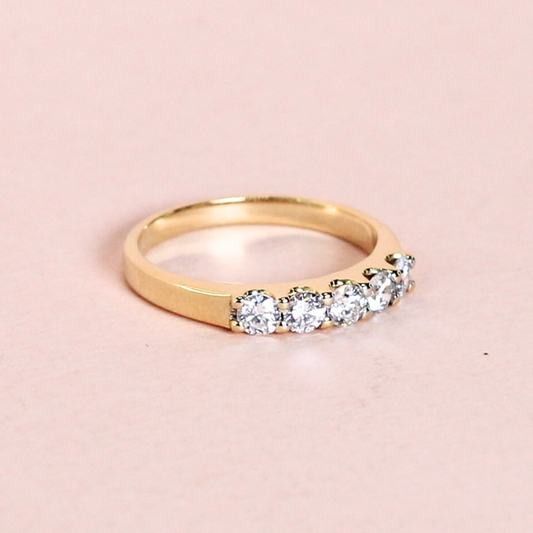 .50cts Round cut lab-grown ring