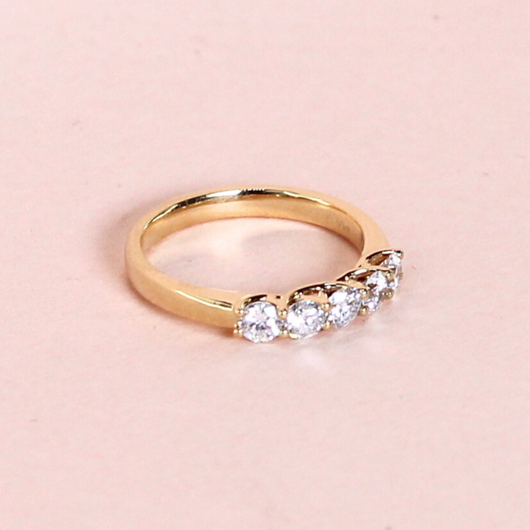 .50cts Round cut lab-grown ring