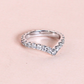 1.47cts Round cut Chevron lab-grown Full Eternity ring