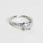 1.21cts Princess cut half eternity Pavé