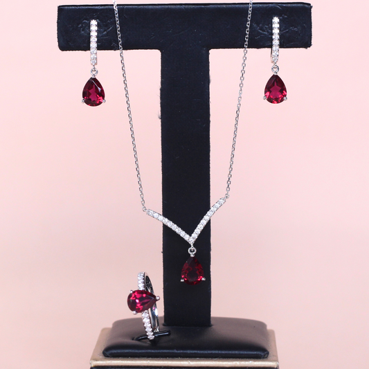 3.5cts Ruby set