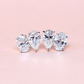 4cts Toi et Moi lab-grown stud earrings