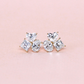 3cts Multi-shape Cluster lab-grown earrings