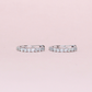 .84cts Natural diamonds hoop earrings