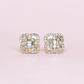 .64cts Clover Stud Earrings