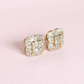 .64cts Clover Stud Earrings