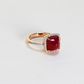 5.47cts Sugarloaf cut Ruby ring