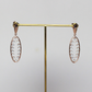 .40cts Elongated Oval earrings
