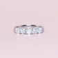 .75cts 5-stone Round cut ring