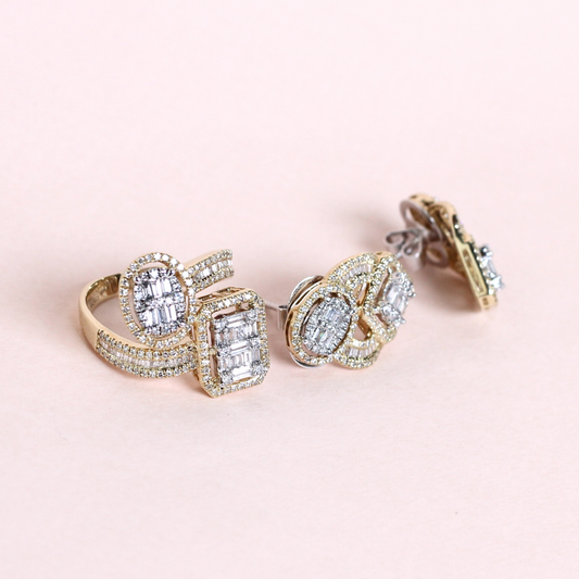 2.11cts Multi-shape illusion set