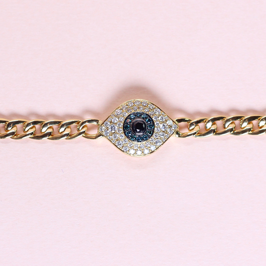 Evil Eye Diamond Bracelet