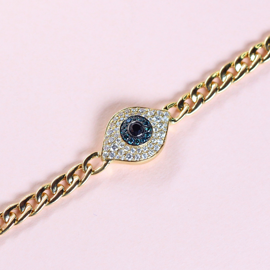 Evil Eye Diamond Bracelet