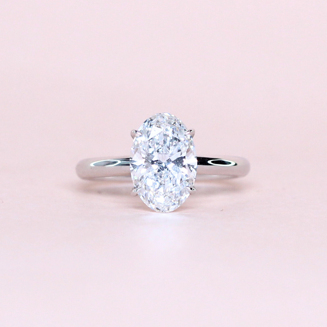 2.13ct Oval Solitaire ring