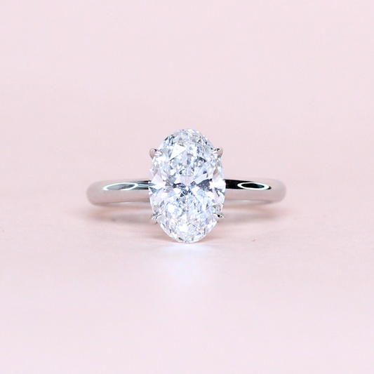 2.13ct Oval Solitaire ring