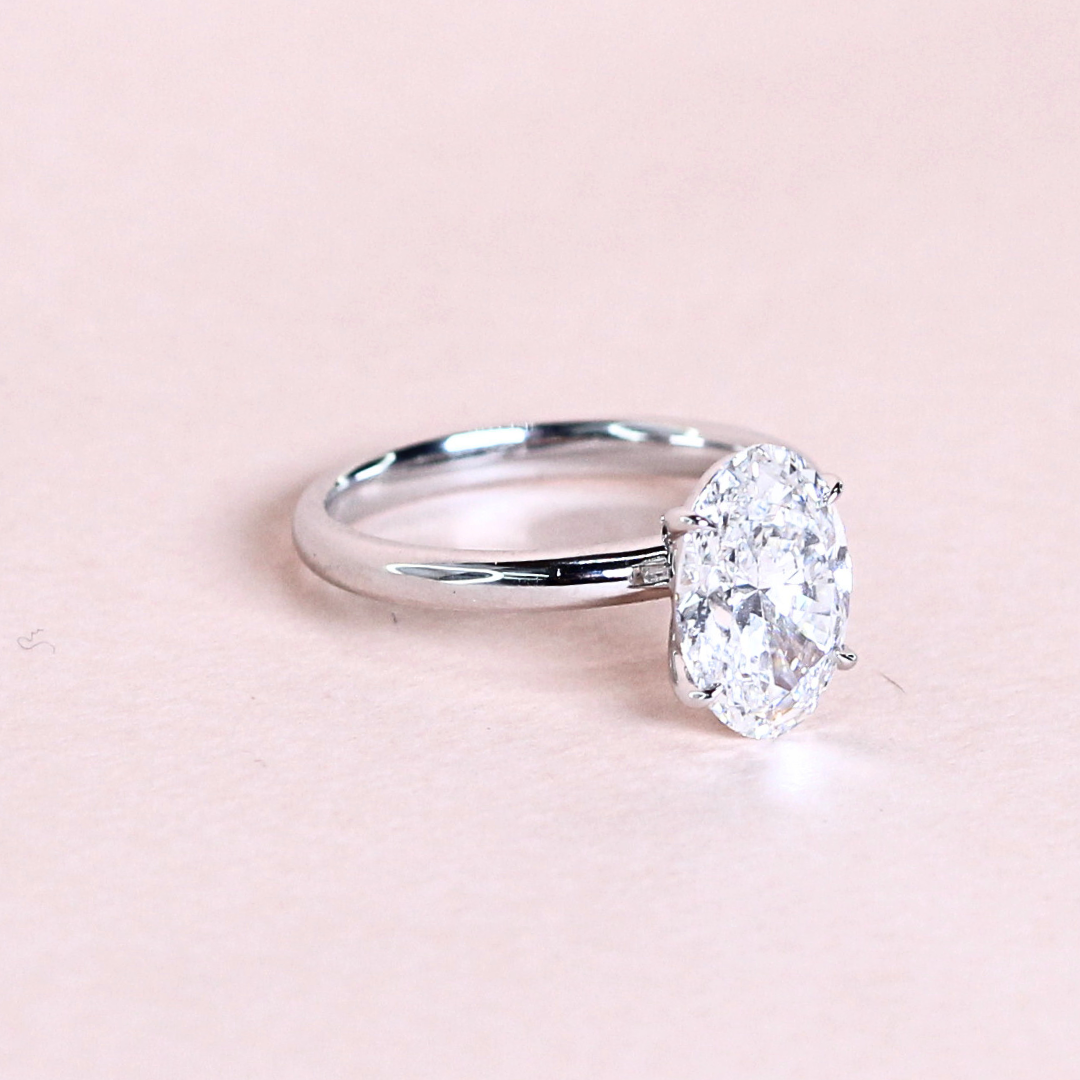 2.13ct Oval Solitaire ring