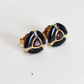 4.49cts Trillion shaped stud earrings