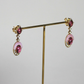 5.27cts Oval dangling earrings