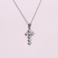 .99cts Cross diamond necklace