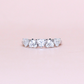 1.25cts 5-stone Heart cut lab-grown ring