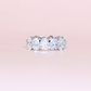 6.50cts Oval cut Lab-grown full eternity ring
