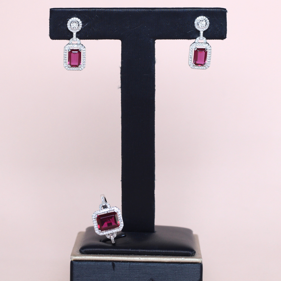 4cts Ruby set