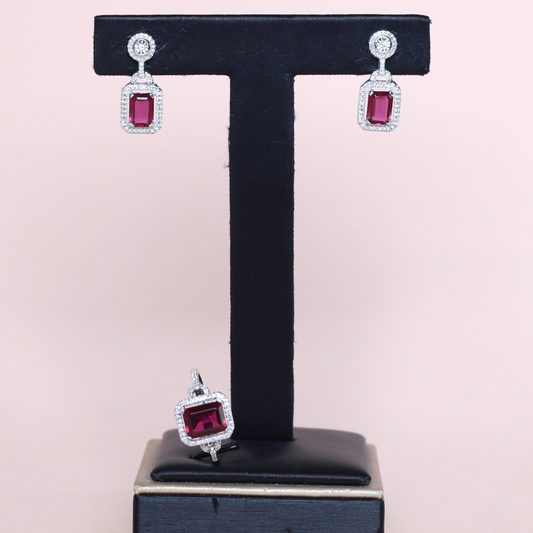 4cts Ruby set