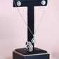 2cts Round Illusion set with halo- chain included