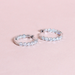 2.08cts In & Out Lab-grown Hoop earrings