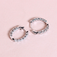2.08cts In & Out Lab-grown Hoop earrings