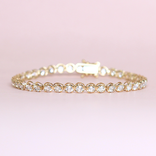 4cts Round cut Tennis bracelet