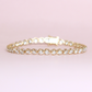 4cts Round cut Tennis bracelet