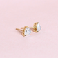 1.20cts Heart Brilliant cut Lab-grown stud earrings