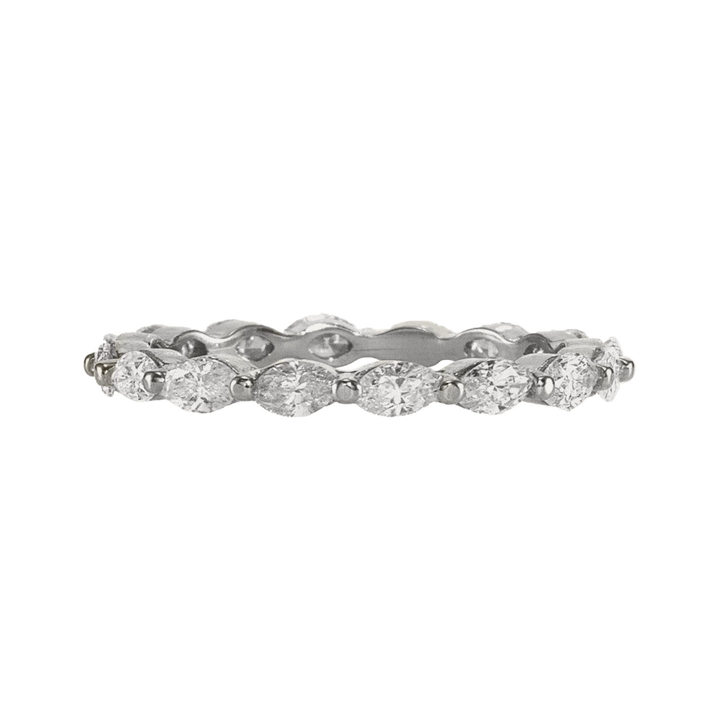 Full Eternity Marquise Ring