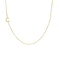 Bold Letter Gold Necklace