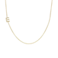 Bold Letter Gold Necklace
